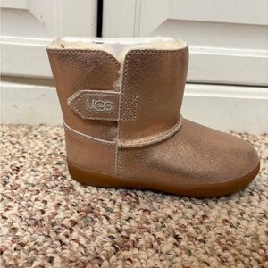 UGG Kids Glittery Tan Boots